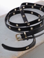 Thumbnail for your product : Mint Velvet Double Wrap Skinny Leather Belt, Black