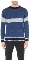 Thumbnail for your product : Moncler Cable-knit wool jumper