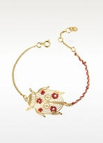 Thumbnail for your product : Les Nereides Ladybug Golden Bracelet