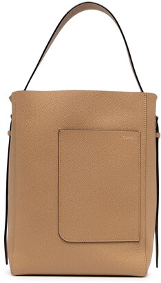 Valextra Leather Satchel Bag