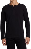 Thumbnail for your product : FEAROFGODZEGNA Long-Sleeve Quarter-Button T-Shirt
