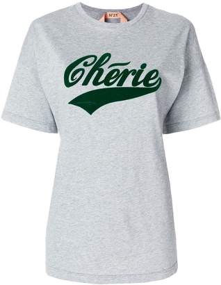 No.21 Cherie oversized T-shirt