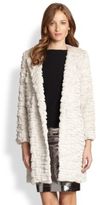 Thumbnail for your product : Milly Fringed Faux Fur Coat