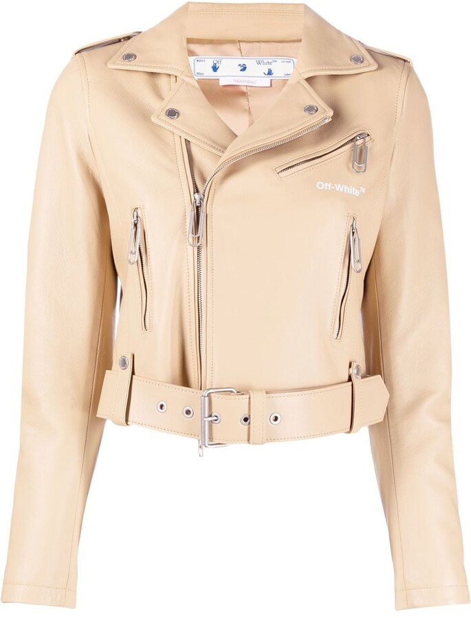 Off-White Women's Leather & Faux Leather Jackets |