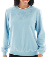 Thumbnail for your product : Alfred Dunner Long-Sleeve Anti- Pill Fleece Top