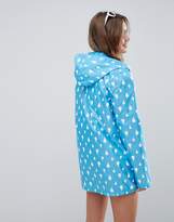 Thumbnail for your product : Brave Soul Dropy Festival Rain Trench with Color Change Rain Drops