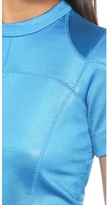 Thumbnail for your product : Alexander Wang T by Mock Neck Scuba Tee