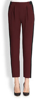 Thumbnail for your product : Fendi Silk Cady Colorblock Pants