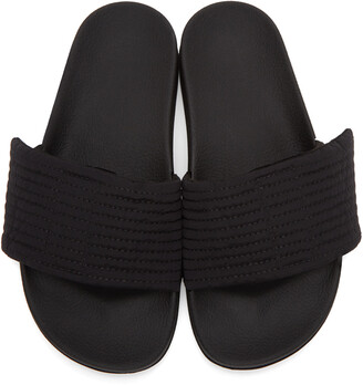 Rick Owens Black Creatch Slides - ShopStyle Flip Flop Sandals