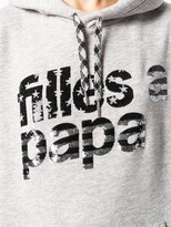 Thumbnail for your product : Filles a papa Logo Print Hoodie