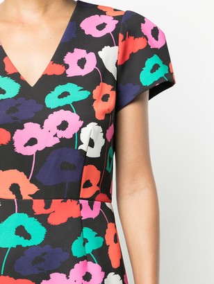 Milly Atalie floral-print mini dress