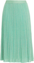 Thumbnail for your product : M Missoni Metallic Ribbed-knit Midi Skirt
