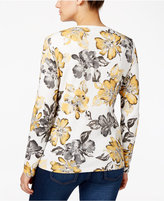 Thumbnail for your product : Karen Scott Henley Top, Only at Macy's