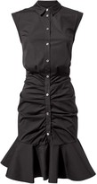 Thumbnail for your product : Veronica Beard Bell Black Ruched Dress