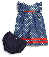 Thumbnail for your product : Hartstrings Infant's Two-Piece Heart-Print Denim Dress & Bloomer Set