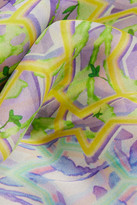 Thumbnail for your product : Peter Pilotto Printed Silk Crepe De Chine Scarf