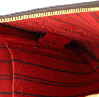 Louis Vuitton Neverfull Pochette Damier Large - ShopStyle Shoulder