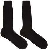 Thumbnail for your product : Ermenegildo Zegna Black Oxford Summer Socks