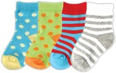 Thumbnail for your product : Luvable Friends Socks, 4-Pack, 0-6 Months