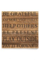 Thumbnail for your product : Second Nature By Hand 'Be Grateful' Repurposed Wood Wall Art