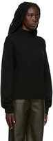 Thumbnail for your product : Olēnich Black Open Back Mock Neck Sweater