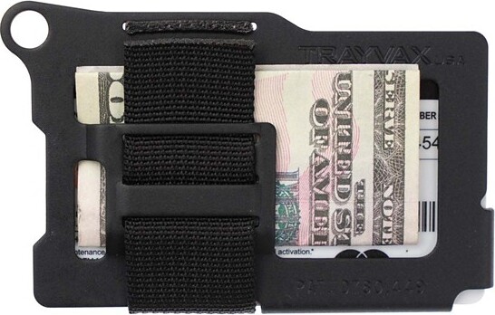 Trayvax Wallets Armored Summit Cash Strap Wallet Stone Grey