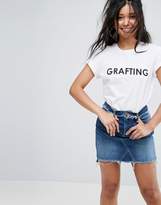 Thumbnail for your product : ASOS T-Shirt With Grafting Print