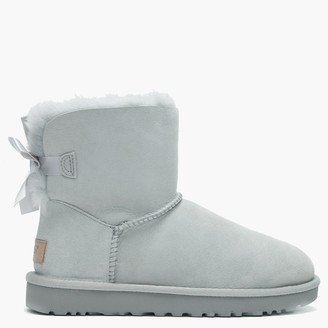 UGG Mini Bailey Bow II Grey Violet Twinface Boots