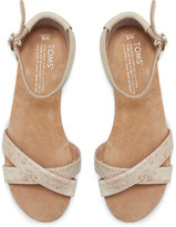 Thumbnail for your product : Toms Floral Jacquard Suede Women's Correa Sandals