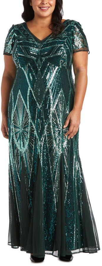 Emerald Green Plus Size Dresses | ShopStyle