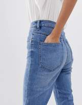 Thumbnail for your product : ASOS Design Farleigh High Waist Slim Mom Jeans In Light Stone Wash