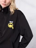 Thumbnail for your product : Karl Lagerfeld Paris Smiley Print Bomber Jacket
