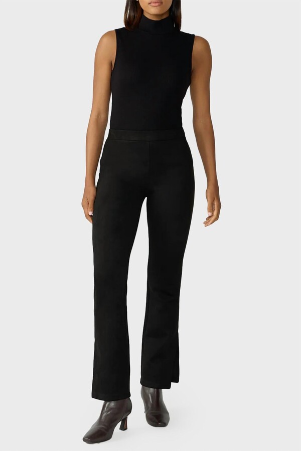 Sanctuary Abbey Faux Suede Legging In Black