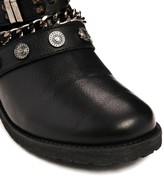 Thumbnail for your product : ASOS ARUBA Leather Biker Boots