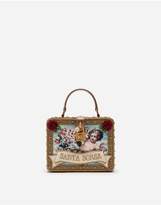 Thumbnail for your product : Dolce & Gabbana Dolce Gabbana Dolce Box Bag In A Mix Of Materials With Applications