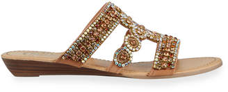 Premium Collection By Yellow Box Varina Embellished Cage Sandals