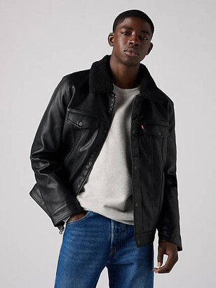 Levi's Olympia shearling trucker jacket - ShopStyle