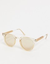 Thumbnail for your product : Spitfire Teddy Boy round sunglasses in tan