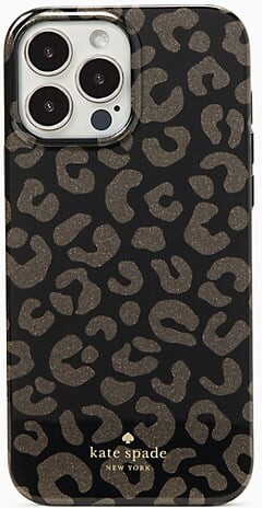 Kate Spade Iphone 12 / 12 Pro Cherry Jeweled Dancing Clear Phone Case