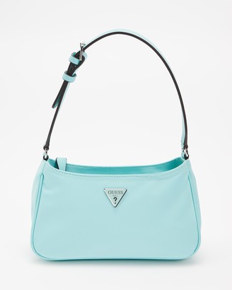 GUESS Women's Blue Handbags - Little Bay Shoulder Bag - Size One Size at The Iconic