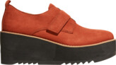 Thumbnail for your product : Eileen Fisher Zola Platform Monk-Strap Clogs