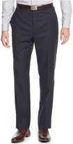 Thumbnail for your product : Calvin Klein Navy Striped Slim-Fit Suit