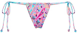 Frankie's Bikinis Tia paisley-print bikini bottoms