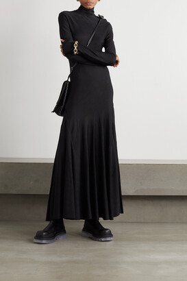 Bottega Veneta Stretch-jersey Turtleneck Maxi Dress - Black