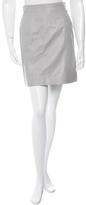 Thumbnail for your product : Chanel Grey Leather Skirt