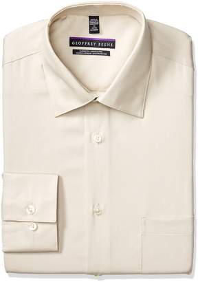 Geoffrey Beene Geoffery Beene Men's Long Sleeve Regular Fit Wrinkle Free Dress Shirt