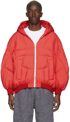 CHEN PENG Red Down Double Layer Jacket - ShopStyle Outerwear