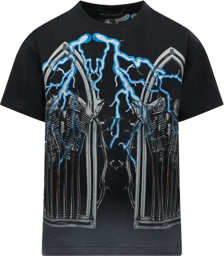 Who Decides War Engine graphic T-shirt