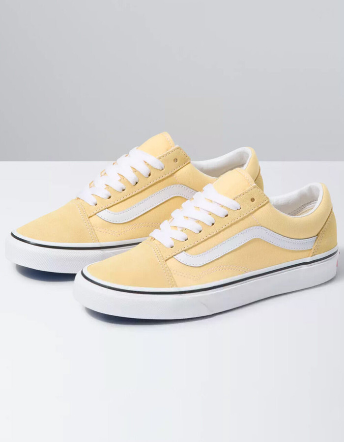 yellow womens vans shoes