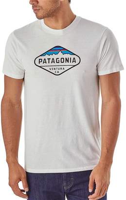 Patagonia Men's Fitz Roy Crest Organic Cotton/Poly T-Shirt
